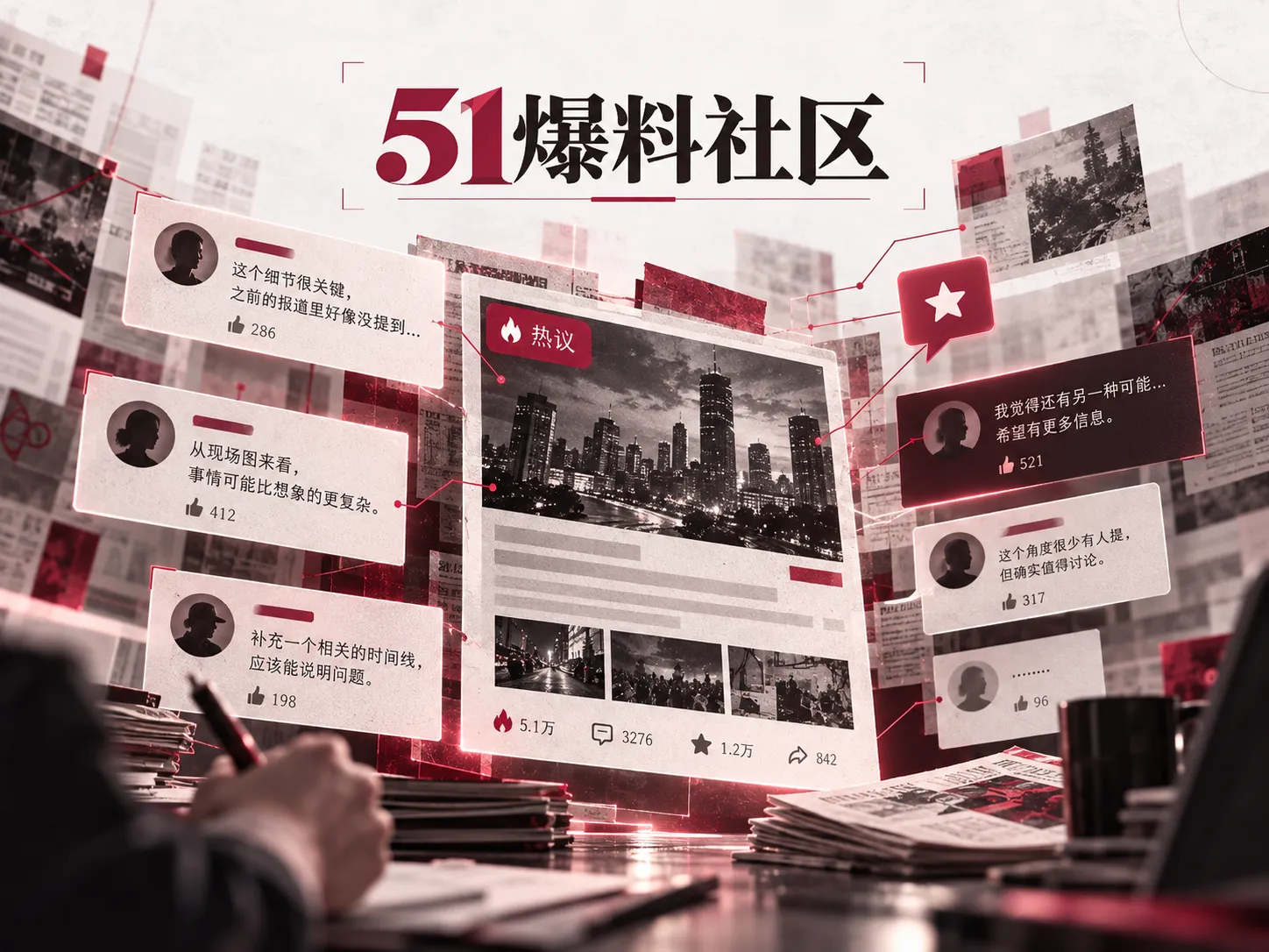 商业街门店与闭店告示